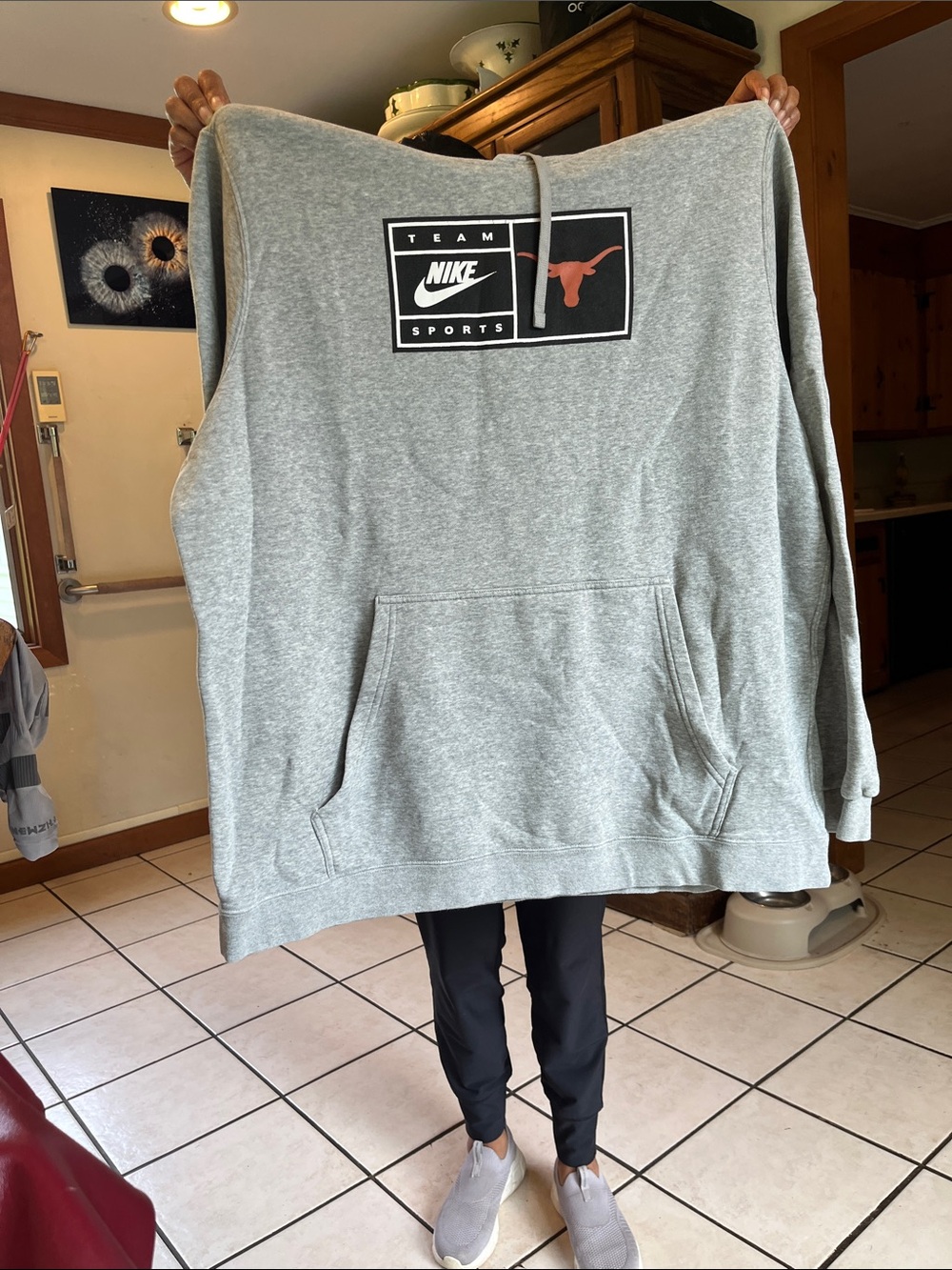 Texas Nike Gray Pullover Hoodie